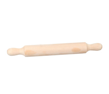 Royalford RF9499 26cm Bamboo Rolling Pin - Beige in UAE