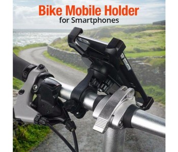 Universal Bike And Cycle Mobile Holder For Smartphones MH691 Black in OMAN