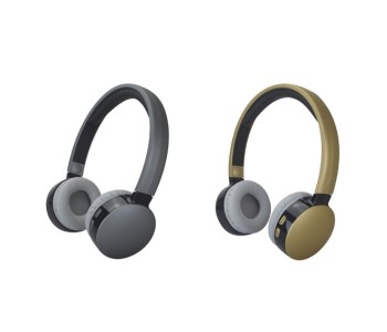 Geepas GHP4713 Stereo Bluetooth Headphone Silver And Gold in UAE