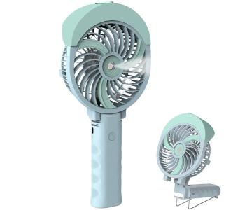 New Arrivals For Handheld Misting Fan, HandFan Mini Hand Fan/Small Desk Fan Folding Change Rechargeable Battery/USB Operated Electric Fan Portable Cooling Fan personal Spray Fan - ID 1733