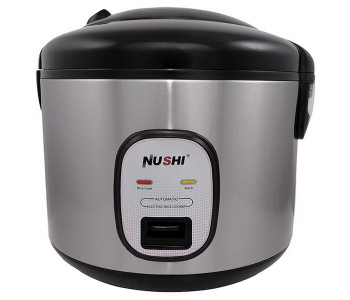 Nushi NS-5010 1.8 Litre Stainless Steel Rice Cooker - Silver in UAE