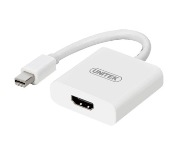 Express Delivery - Unitek Y-6325 Mini DisplayPort to HDMI Converter - White - ID 30079