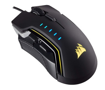 Express Delivery - Corsair CH-9302111-NA Glaive RGB Gaming Mouse - Aluminum - ID 33961