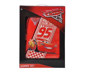 Cars CRCT070001-16 5 In 1 Racing Center Promotion Trolley Bag School Set - 16 Inch, Red in OMAN