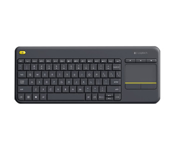 Logitech 920-007153 K400 Plus Wireless Keyboard With Touchpad - English & Arabic, Black in UAE