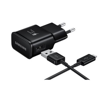 Express Delivery - Samsung Original Fast Charger 15W Travel Adapter with USB Type-C to A Cable - ID 23021