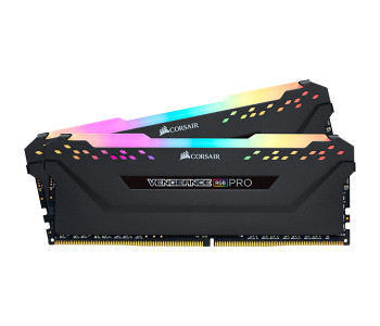 Corsair CMW16GX4M2A2666C16 Vengeance RGB PRO 16GB (2 X 8GB) DDR4 DRAM 2666MHz C16 Memory Kit - Black in OMAN