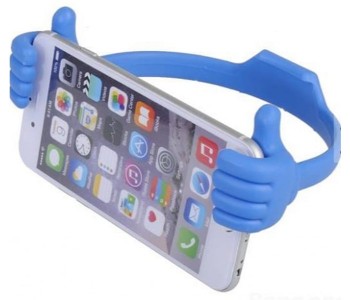 Express Delivery - Silicone Thumb OK Design Stand Holder For Mobile Phones and Tablets Assorted color - ID 8341