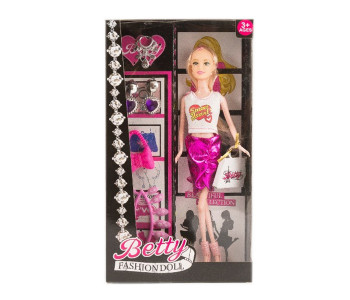Barbie Doll And Fashion Gift Set DT1395 Multicolor in UAE