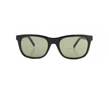 Mont Blanc MB 507S 01N Aviator Black & Havana Frame And Green Mirrored Sunglasses For Men in OMAN