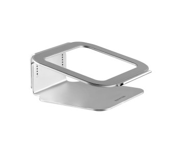 Promate DESKMATE-2 Ergonomic Anodized Aluminum Laptop Stand - Silver in KSA