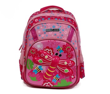 Para John PJSB6025A16 16-inch School Backpack - Pink in KSA