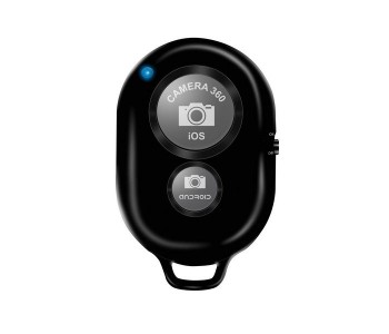 Promate Zap Wireless Bluetooth Selfie Shutter Remote Control Camera, Black in UAE