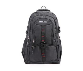 Para John PJSB6007A22 22-inch Nylon School Bag, Black in KSA