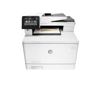 HP M477fdn LaserJet Pro Multifunction Color Printer - White in UAE