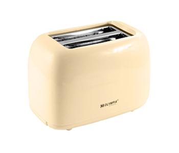 Express Delivery - Olympia OE-506 2 Slice Bread Toaster with Cool Touch Body - Beige - ID 4688