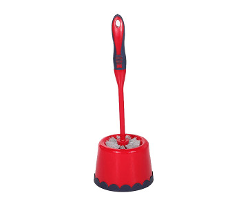 Royalford RF8835 One Click Series Toilet Brush - Red & Blue in UAE