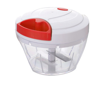 Delcasa DC1160 Vegetable Pull Chopper- White And Red in UAE