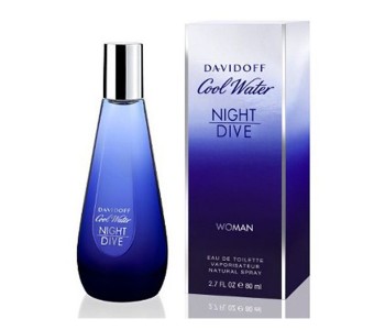 Davidoff 80ml Cool Water Night Dive Eau De Toilette Spray For Women in KSA