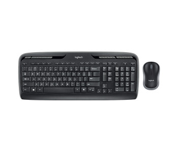Logitech 920-003983 MK330 Combo Wireless Keyboard & Mouse - Arabic, Black in UAE