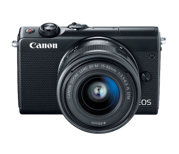 Canon EOS M100 24.2 MP Mirrorless Digital Camera With 15-45mm Lens - Black in UAE