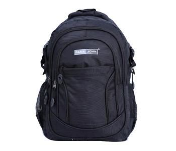 Para John PJSB6004A18-B/B 18-inch School Backpack - Black in KSA