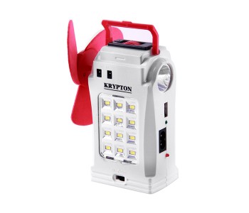 Krypton KNE5061 All In One LED Emergency Light With Power Bank & Fan in UAE