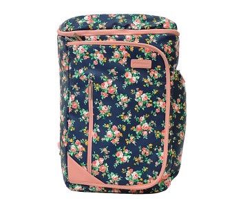 Fusion FURB08015 18-inch Rose Backpack With Front Pocket - Dark Blue in OMAN