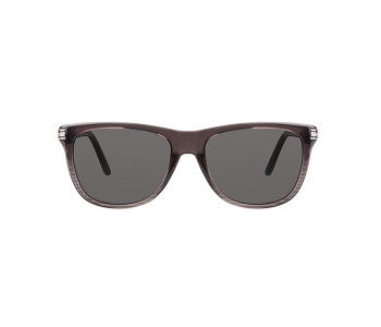 Mont Blanc MB 502S 20D Wayfarer Grey Frame & Smokey Grey Mirrored Sunglasses For Unisex in OMAN