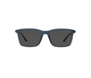 Giorgio Armani 0AR 8045-533687 Rectangular Blue Frame & Blue Mirrored Sunglasses For Unisex in OMAN
