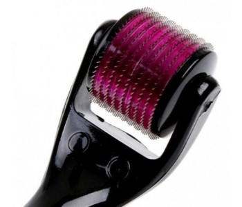 Express Delivery - Derma Roller 1.0 mm for face Treatment DR01BP Black and Pink - ID 16462