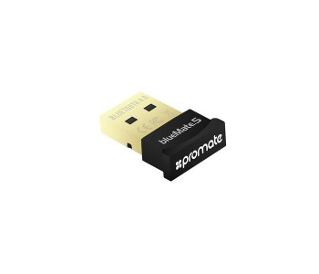 Promate Bluemate-5 Universal Bluetooth 4.0 USB Wireless Mini Adapter, Black in KSA