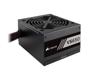 Corsair CP-9020172-UK VS Series VS650 650W 80 Plus White Certified PSU - Black in OMAN