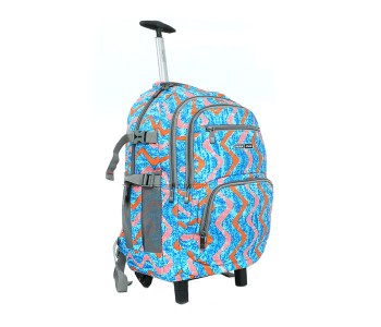 Express Delivery - Parajohn PJTRBP6621A20 20-inch Trolley Backpack - Blue - ID 14651