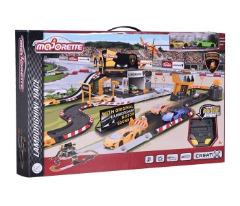 Majorette 212050004 Creatix Lamborghini Race Playset With 2 Cars in OMAN