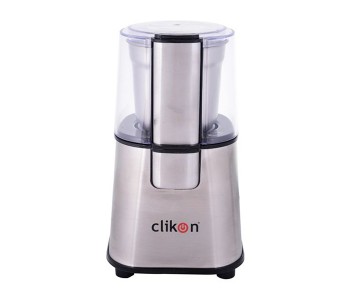 Clikon CK2250 Coffee Grinder 180-220W - Silver in KSA