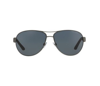 Giorgio Armani 0AR6025 308987 Aviator Matte Gunmetal Gray Frame & Grey Mirrored Sunglasses For Unisex in OMAN