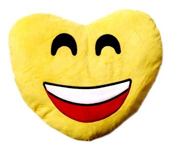 Laughing Emoji Pillow - Yellow in KSA
