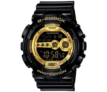 Casio G Shock GD-100GB-1DR Mens Digital Watch Black And Gold in UAE