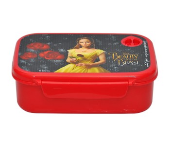 Beauty & The Beast BBBR07175 Beautiful As A Rose Lunch Box - Red in UAE