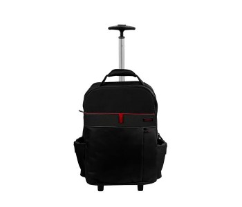 Promate Trolleypak-1 15 Inch Premium Trolley Laptop Bag - Black in KSA