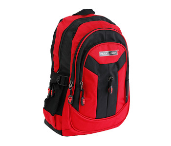 Para John PJSB6011A18 18-inch School Backpack - Red in KSA