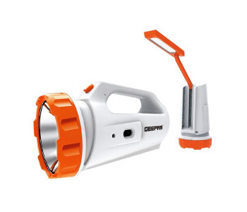 Geepas GSL5575 3 Watt Rechargeable Search Light With 16 LED - White in UAE