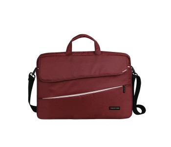 Promate Charlette 15.6 Inch Modern Styled Messenger Bag, Red in KSA