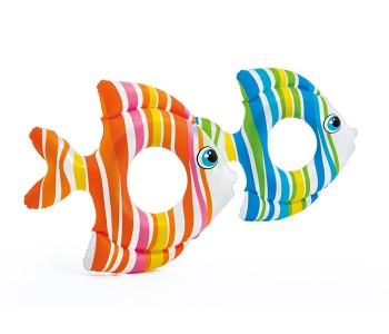 Intex ZX-59223 Inflatable Tropical Fish Rings Swim Tube - Set Of 2 in KSA