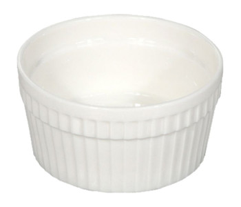 Delcasa DC1302 3 Pieces Ceramic Dish Bowl - 250ml, White in UAE