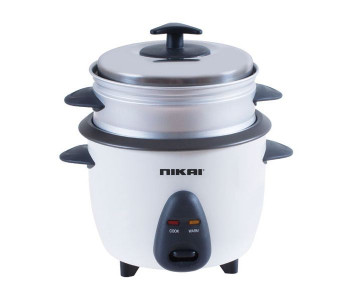 Nikai NR701A 1 Litre Rice Cooker Black And White in UAE