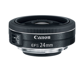 Canon EF-S 24mm F/2.8 STM Lens For DSLR Camera - Black in UAE