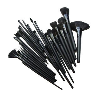 Cosmetic Makeup Beauty Brushes 24 Piece CM017 Black in UAE