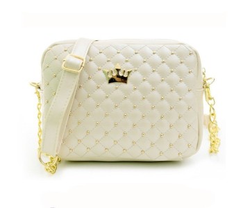 Women Crown Messenger Bag 30002 White in OMAN